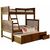 Трехъярусная кровать из массива дерева Бронкс с ящиками, КОД:MS604, images №1, magsale.ru