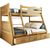 Двухъярусная кровать из массива дерева Эфес, КОД:MS605, images №1, magsale.ru