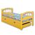 Детская кровать из дерева с ящиками и бортиком Солнышко, КОД:VMK352, images №1, magsale.ru
