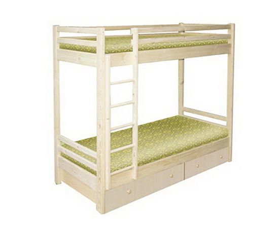 Двухъярусная кровать из массива сосны К2 Кадет, КОД:VMK316, images №1, magsale.ru
