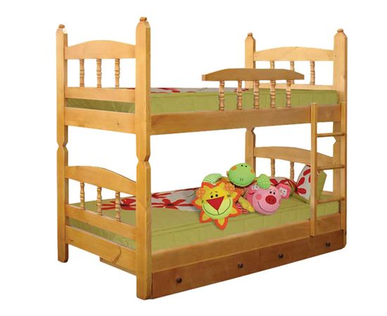 Двухъярусная кровать из массива сосны Шрек-3, КОД:VMK289, images №1, magsale.ru