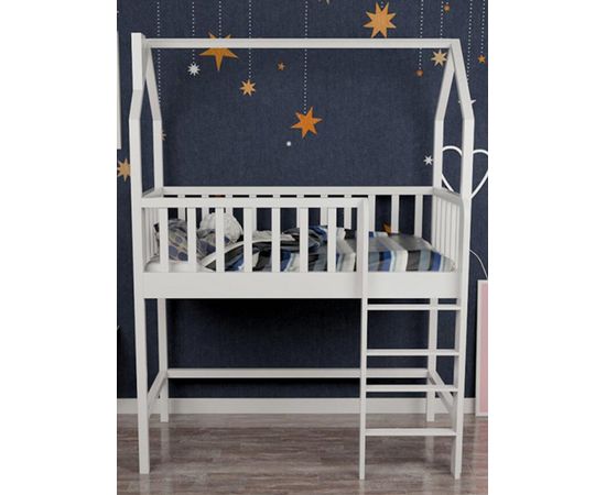 Кровать-домик чердак Айрис, КОД:MS516, images №1, magsale.ru