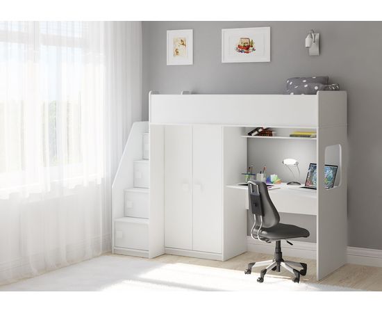 Кровать-чердак Легенда A605.3, КОД:LA6053 , images №2, magsale.ru