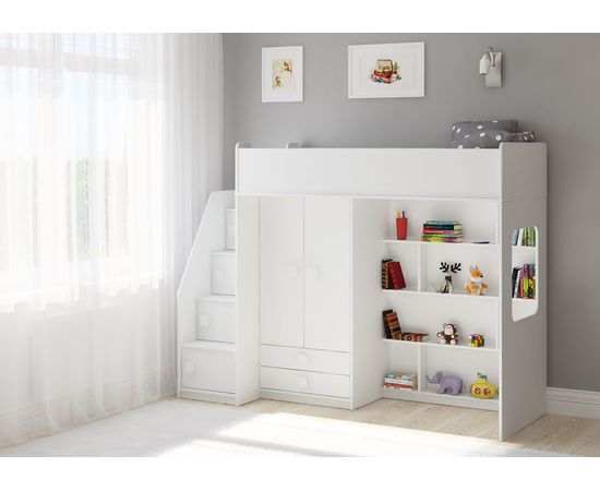 Кровать-чердак Легенда A604.3, КОД:LA6043 , images №1, magsale.ru