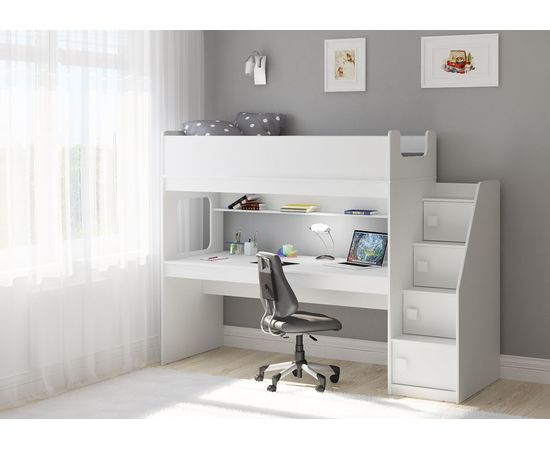 Кровать-чердак Легенда C606.3, КОД:LC6063, images №1, magsale.ru