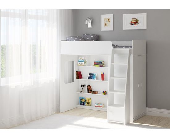 Кровать-чердак Легенда F601.1, КОД:LF6011 , images №1, magsale.ru