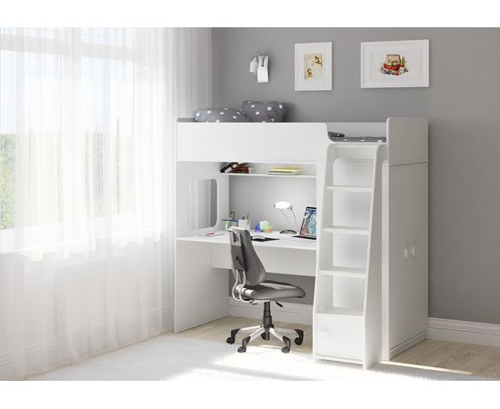 Кровать-чердак с рабочей зоной Легенда F605.1, КОД:LF6051 , images №2, magsale.ru Кровать-чердак с рабочей зоной Легенда F605.1, КОД:LF6051 , images №2, magsale.ru