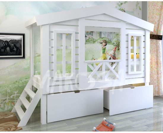 Детская кровать-домик Адлер, КОД:MS0901, images №3, magsale.ru