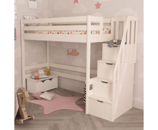 Кровать чердак из массива Ганс Классика, КОД:MS515, images №3, magsale.ru