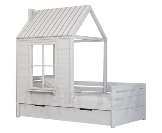 Детская кровать-домик из сосны Полинезия, КОД:ms524, images №1, magsale.ru