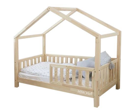 Детская кровать домик из массива Баунти, КОД:MS418, images №1, magsale.ru
