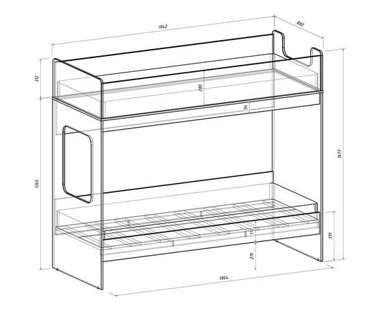 Двухъярусная кровать Легенда D602.3, КОД:LD6023 , images №3, magsale.ru Двухъярусная кровать Легенда D602.3, КОД:LD6023 , images №3, magsale.ru