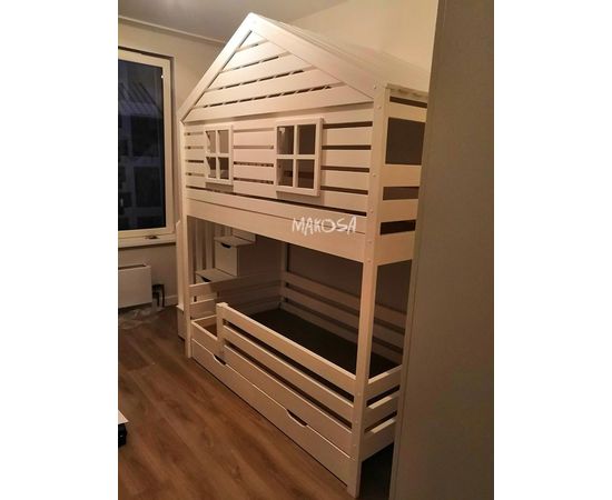 Двухъярусная кровать из сосны №10 Бекки, КОД:VMK2640, images №3, magsale.ru