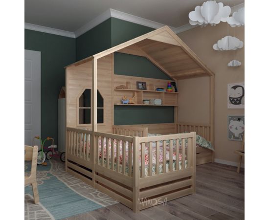 Детская кровать домик для двоих детей Корнер, КОД:MS0962, images №3, magsale.ru Детская кровать домик для двоих детей Корнер, КОД:MS0962, images №3, magsale.ru