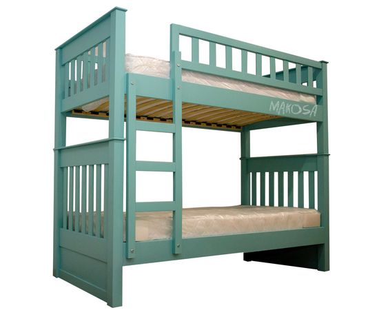 Двухъярусная кровать из массива сосны Хилари, КОД:MS0995, images №5, magsale.ru