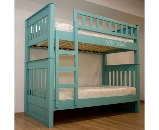 Двухъярусная кровать из массива сосны Хилари, КОД:MS0995, images №4, magsale.ru