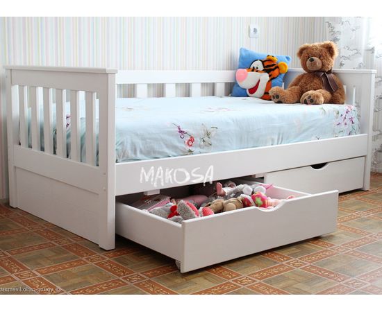 Детская кровать с ящиками из сосны Клио, КОД:MS0971, images №2, magsale.ru Детская кровать с ящиками из сосны Клио, КОД:MS0971, images №2, magsale.ru