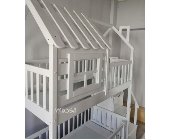 Двухъярусная кровать из массива Домик Лучано, КОД:MS09731, images №3, magsale.ru Двухъярусная кровать из массива Домик Лучано, КОД:MS09731, images №3, magsale.ru