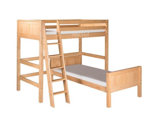 Двухъярусная кровать из массива сосны Олимпик, КОД:MS0992, images №2, magsale.ru