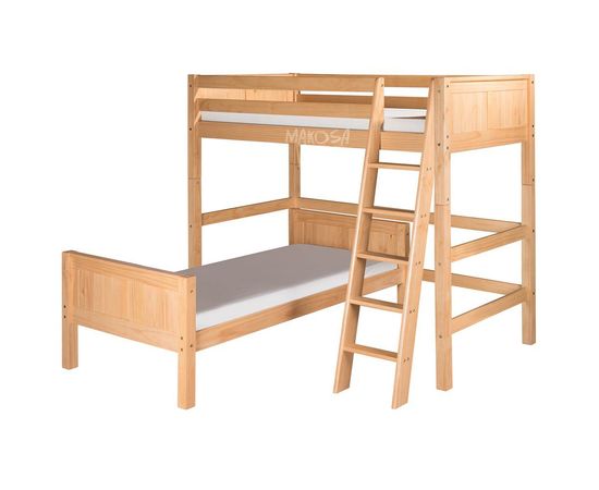 Двухъярусная кровать из массива сосны Олимпик, КОД:MS0992, images №1, magsale.ru