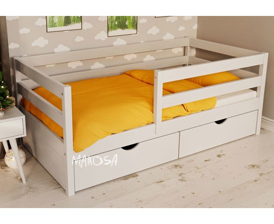 Детская деревянная кровать с ящиками Санта, КОД:MS0978, images №2, magsale.ru