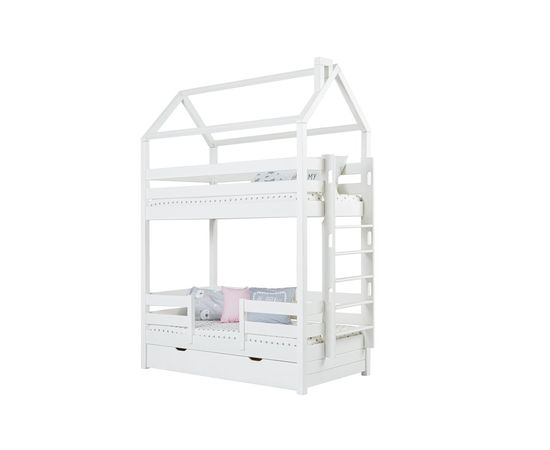 Двухъярусная кровать из сосны Домик Тима-1, КОД:MS517, images №3, magsale.ru