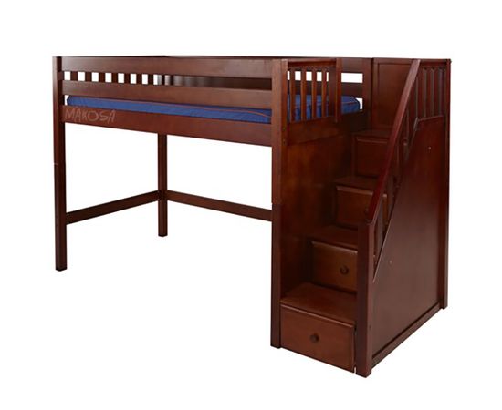 Кровать-чердак из массива сосны Гелиос, КОД:MS1005, images №1, magsale.ru