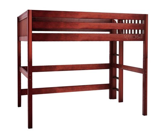 Кровать-чердак из массива сосны Квинс, КОД:MS1006, images №2, magsale.ru