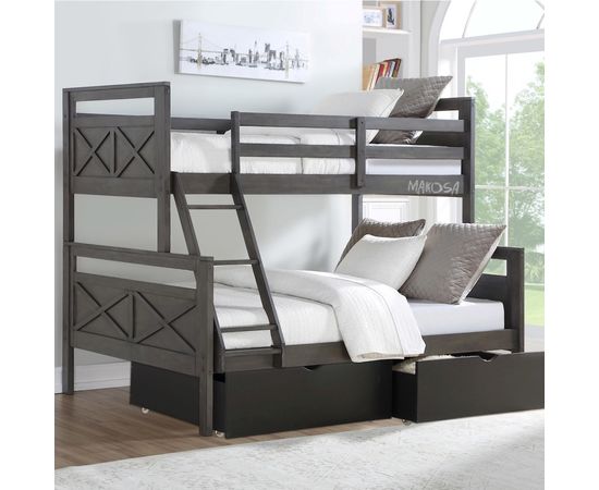 Двухъярусная кровать из массива с ящиками Пилигрим-2, КОД:MS1041, images №3, magsale.ru Двухъярусная кровать из массива с ящиками Пилигрим-2, КОД:MS1041, images №3, magsale.ru