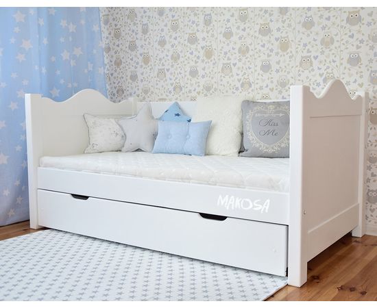 Детская кровать из массива с ящиками Софа Мелия, КОД:MS1030, images №4, magsale.ru
