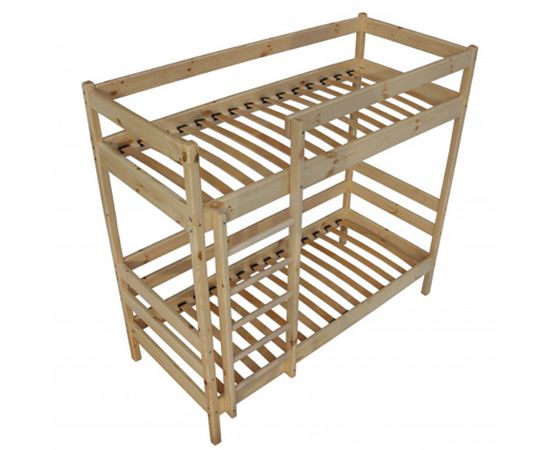 Двухъярусная кровать из массива сосны Велес, КОД:MS1004, images №2, magsale.ru