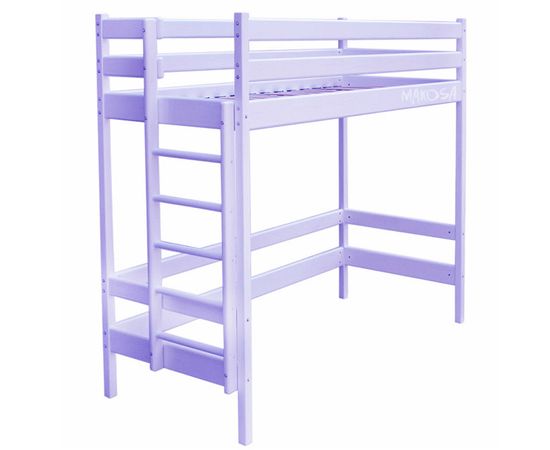 Кровать чердак из массива сосны Вершина, КОД:MS1003, images №3, magsale.ru