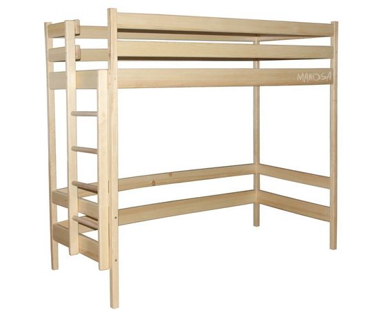 Кровать чердак из массива сосны Вершина, КОД:MS1003, images №2, magsale.ru