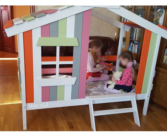 Детская кровать из массива сосны Астрид, КОД:MS8890, images №6, magsale.ru