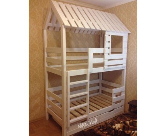 Двухъярусная кровать-домик Цитрус, КОД:MS8888, images №3, magsale.ru