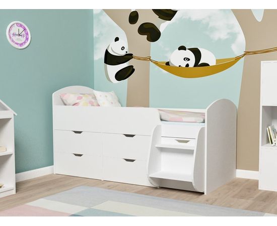 Детская кровать-чердак Малыш-7, КОД:ЯМ900, images №5, magsale.ru