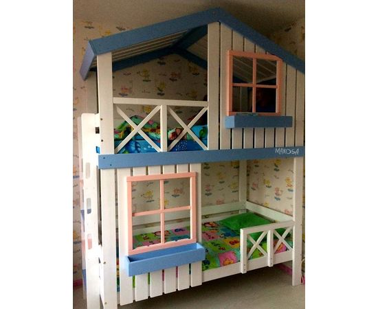 Двухъярусная кровать из массива сосны Патио, КОД:MS8906, images №2, magsale.ru