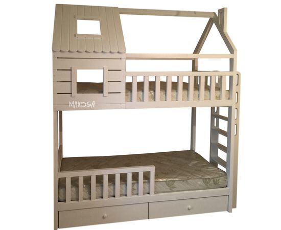 Двухъярусная кровать из сосны Садко, КОД:MS8902, images №2, magsale.ru