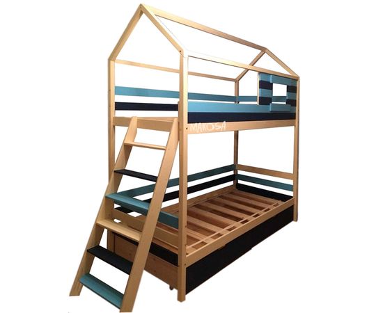 Двухъярусная кровать из сосны Тибет, КОД:MS8917, images №1, magsale.ru