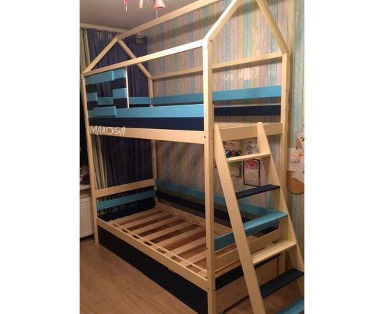 Двухъярусная кровать из сосны Тибет, КОД:MS8917, images №3, magsale.ru