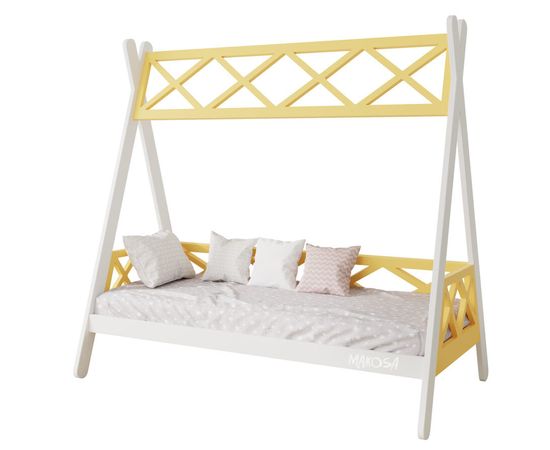 Детская кровать домик из массива Вигвам Прованс, КОД:MS8925, images №2, magsale.ru