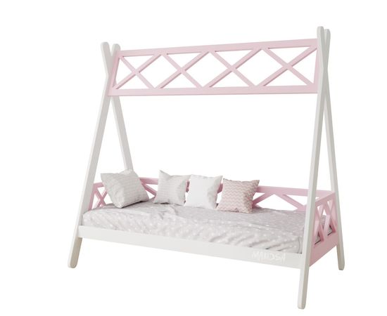 Детская кровать домик из массива Вигвам Прованс, КОД:MS8925, images №5, magsale.ru