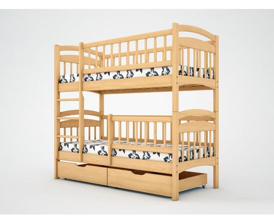 Двухъярусная кровать из сосны Стелла ЛЮКС, КОД:VMK273, images №1, magsale.ru
