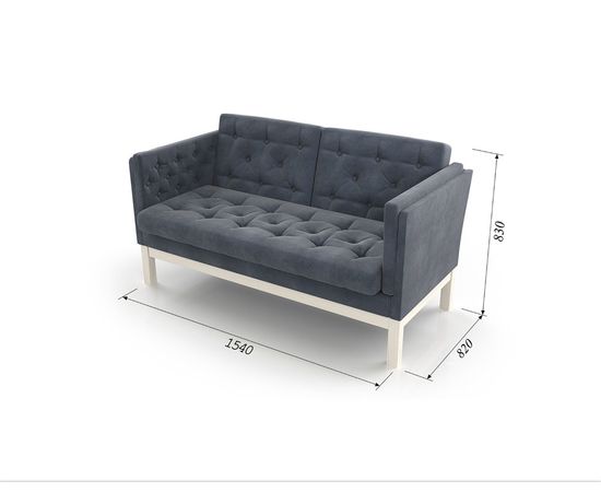 Диван Айверс М Chenille Беленый Дуб Grey, КОД:АНД165393, images №5, magsale.ru