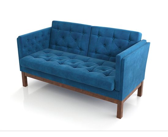 Диван Айверс М Chenille Орех Blue, КОД:АНД165394, images №3, magsale.ru