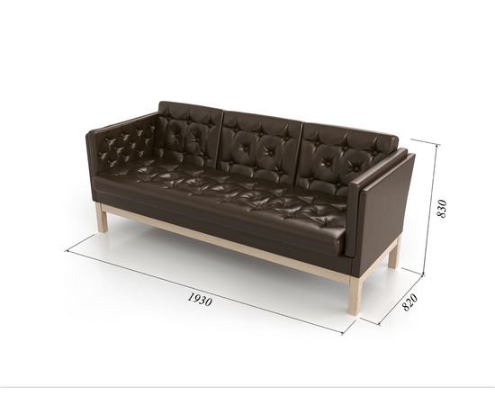 Диван Айверс Б Eco-leather Сосна Dark Brown, КОД:АНД230726, images №6, magsale.ru