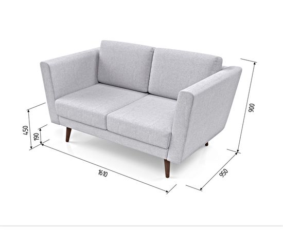 Диван Гуннар Textile Ash, КОД:АНД2387629689, images №5, magsale.ru