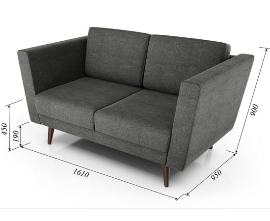 Диван Гуннар Textile Grafit, КОД:АНД2387669688, images №5, magsale.ru