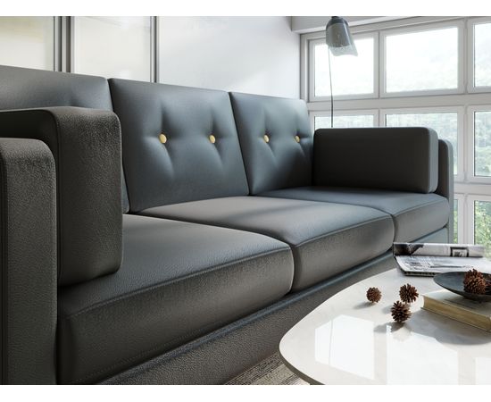 Диван Ингвар Б Textile Eco-leather Grey, КОД:АНД2851058, images №7, magsale.ru