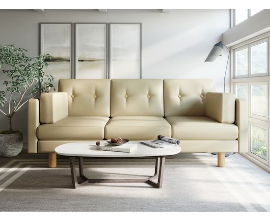 Диван Ингвар Б Textile Eco-leather Milk, КОД:АНД2851056, images №4, magsale.ru